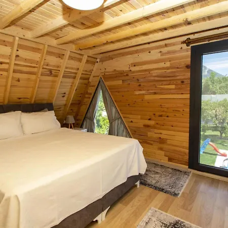 With Pool Jacuzzi And Backyard In Inlice Villa Fethiye